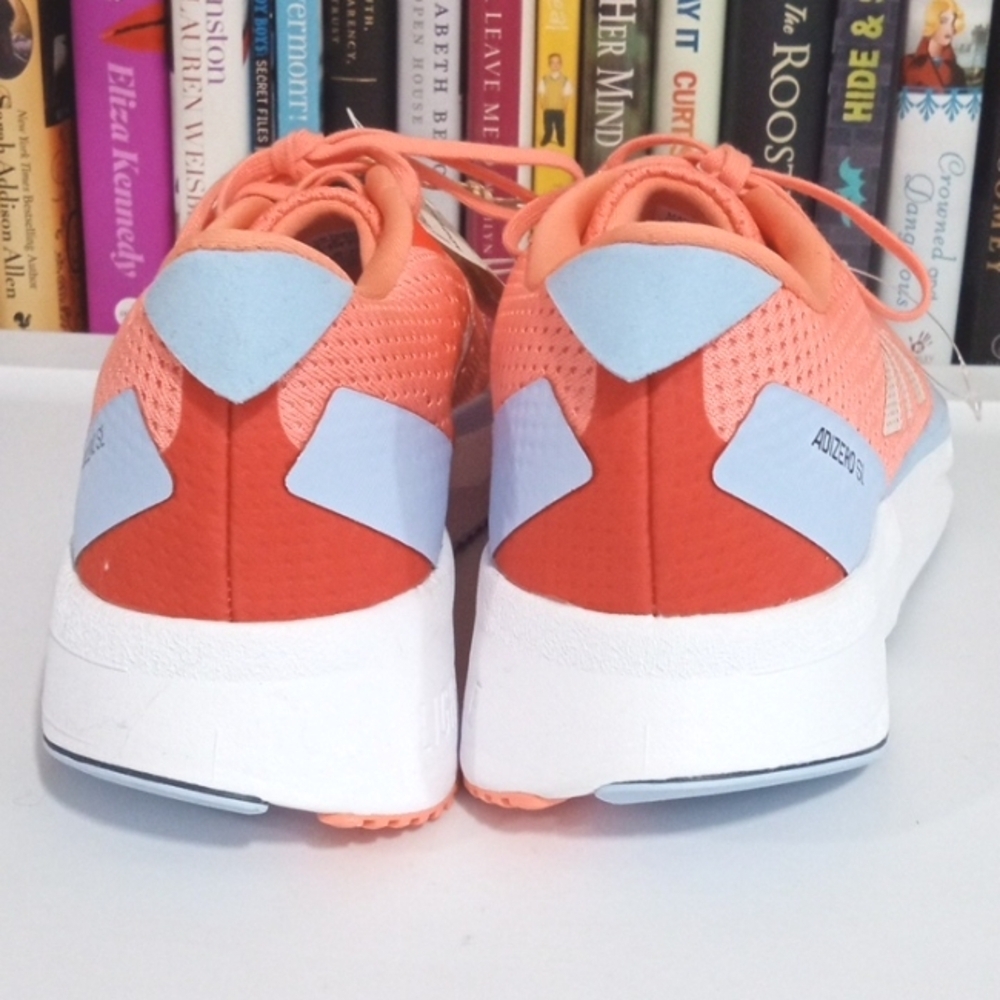 ADIZERO CORAL FUSION Cross Trainer Running Shoes - Orange Peach White SIZE 7 NWT - Picture 4 of 9